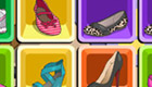 Juego de memoria de zapatos