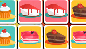 Juego de memoria de pastelería