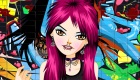 maquillaje : Juego de vestir de graffiti