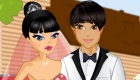 vestir : Juego de vestir a dos novios de boda