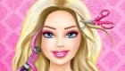 famosos : Juego de cortar el pelo a Barbie