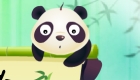 gratis : Juego de panda y frutas