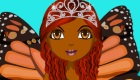 vestir : Viste a la princesa mariposa