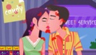 Juegos de chicas: Besos en la tienda de golosinas