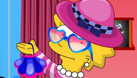 Vestir a Lisa de los Simpson
