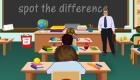 Juego de las diferencias de colegio