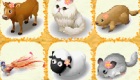 gratis : Juego de parejas de animales de granja