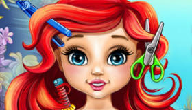 Cortar el pelo a la bebé Ariel