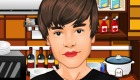 famosos : Cocina con Justin Bieber