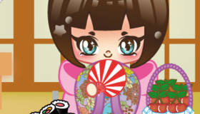 vestir : Muñeca Kokeshi
