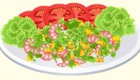Cocina ensalada de mango