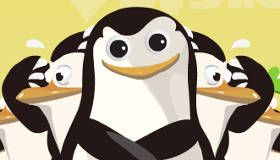 Juego de pingüinos de Madagascar