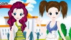 juegos de vestir: Juego de vestir a gemelas