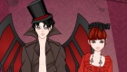 vestir : Juego de vestir una pareja de vampiros