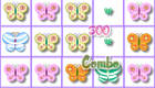 Juego de candy crush con mariposas