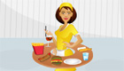 cocina : Camarera express 