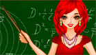 juegos de vestir: Cambio de imagen de una profesora