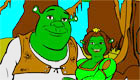 famosos : Juego de colorear Shrek 2
