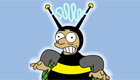 El hombre abeja de los Simpson