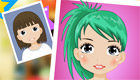 maquillaje : Juego de belleza “antes y después”