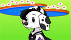  02. vestir : Viste a un perro