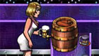 cocina : Una chica camarera de discoteca