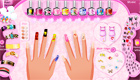 maquillaje : Una chica manicura