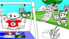 gratis : Colorear el parque - 11