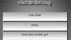 Test de Justin Bieber