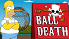 Homer en la bola de la muerte