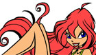 famosos : ¡Colorea con las Winx!