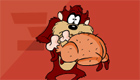 Taz, el monstruo goloso