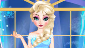 Elsa en el baile de Frozen